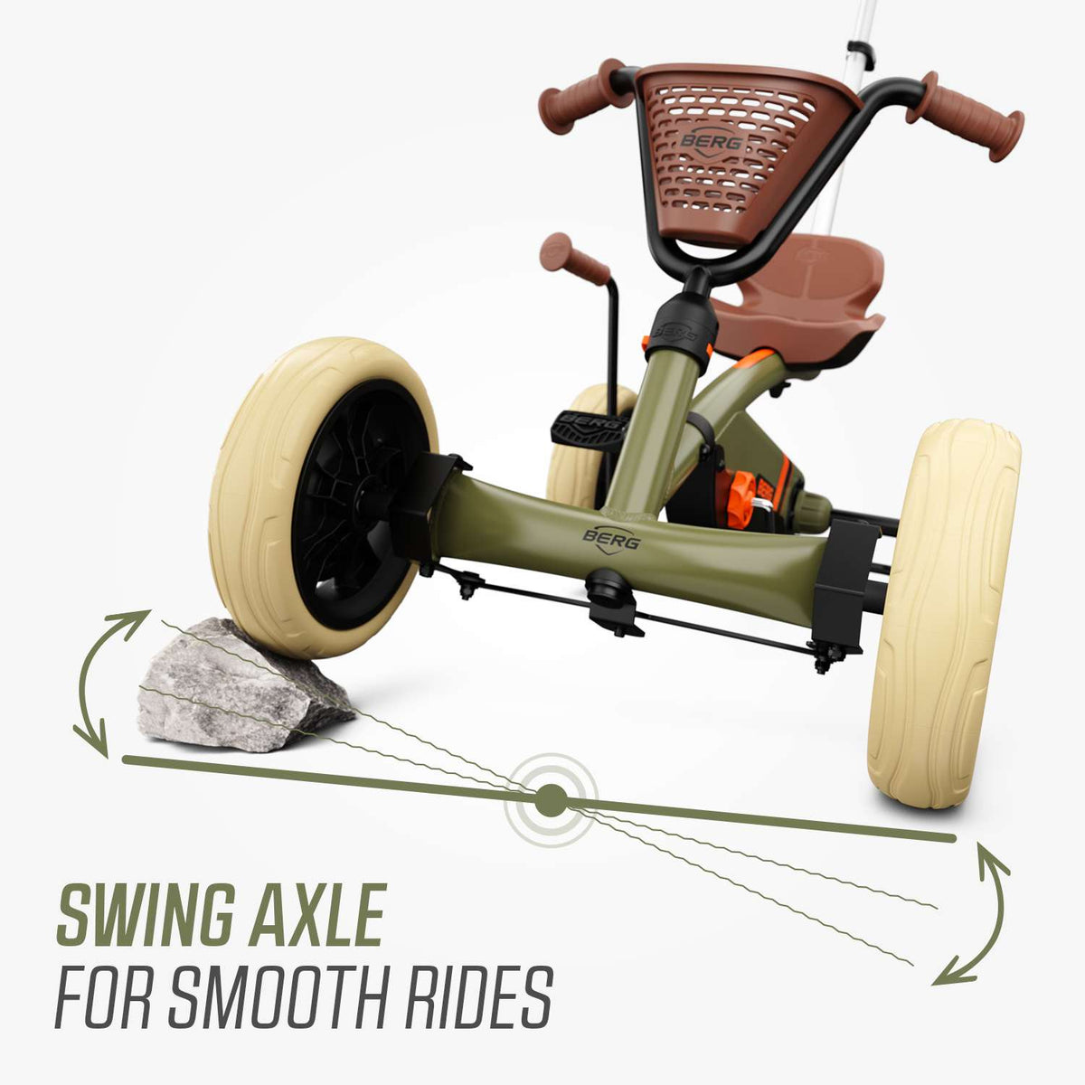 BERG Buzzy Retro 2-in-1 Green Gokart