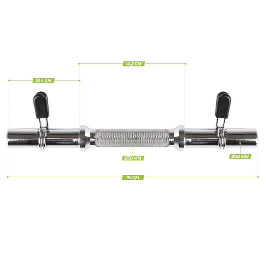 VirtuFit Dumbbell bar - Spring Collars - 35 cm 30 mm
