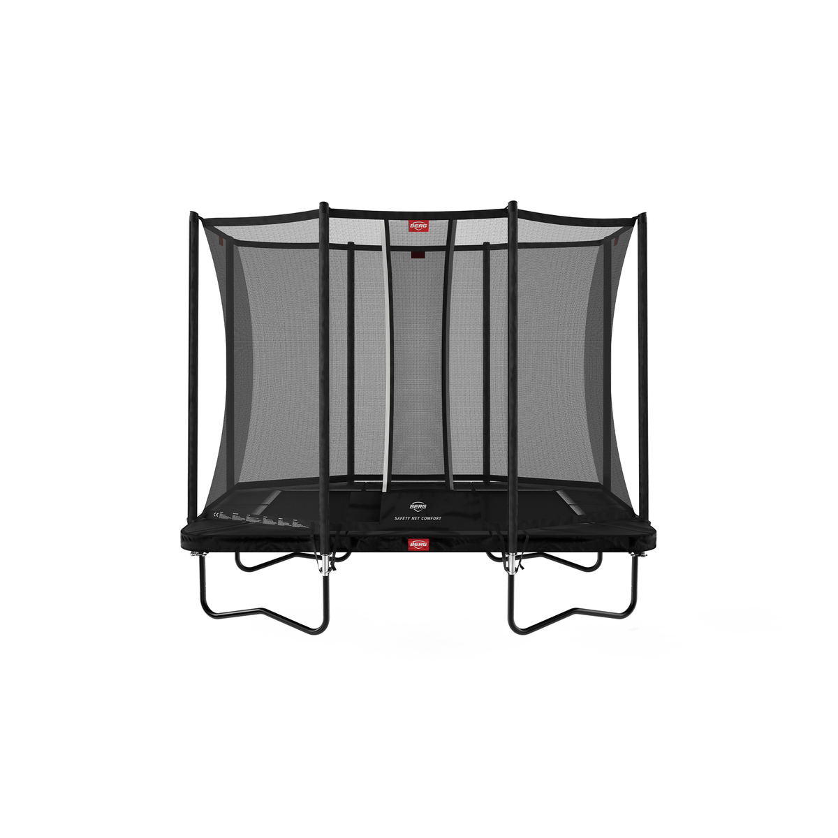 BERG Ultim Favorit Regular 280 Sort Trampolin + Safety Net Comfort