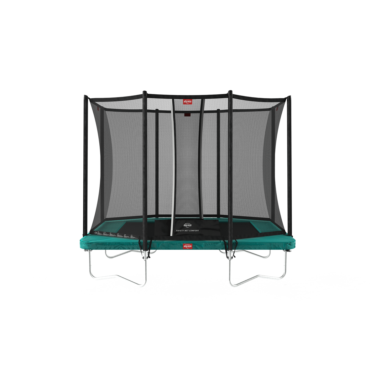 BERG Ultim Favorit Regular 280 Grøn Trampolin + Safety Net Comfort