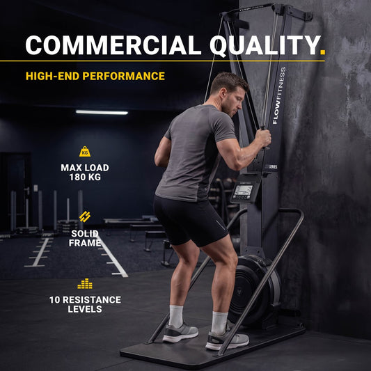 Flow Fitness Perform Pro Ski Trainer med gulvstander