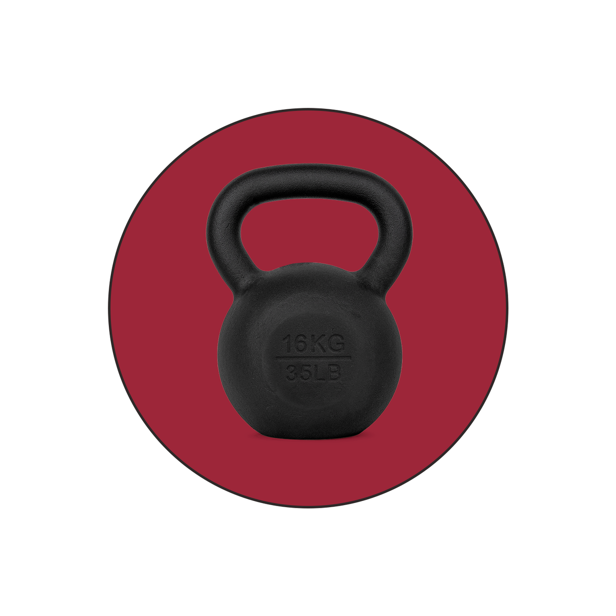 Støbejern kettlebell