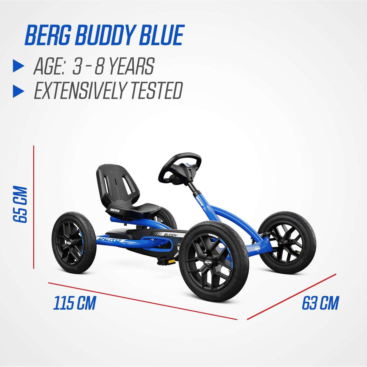BERG Buddy Blue Gokart