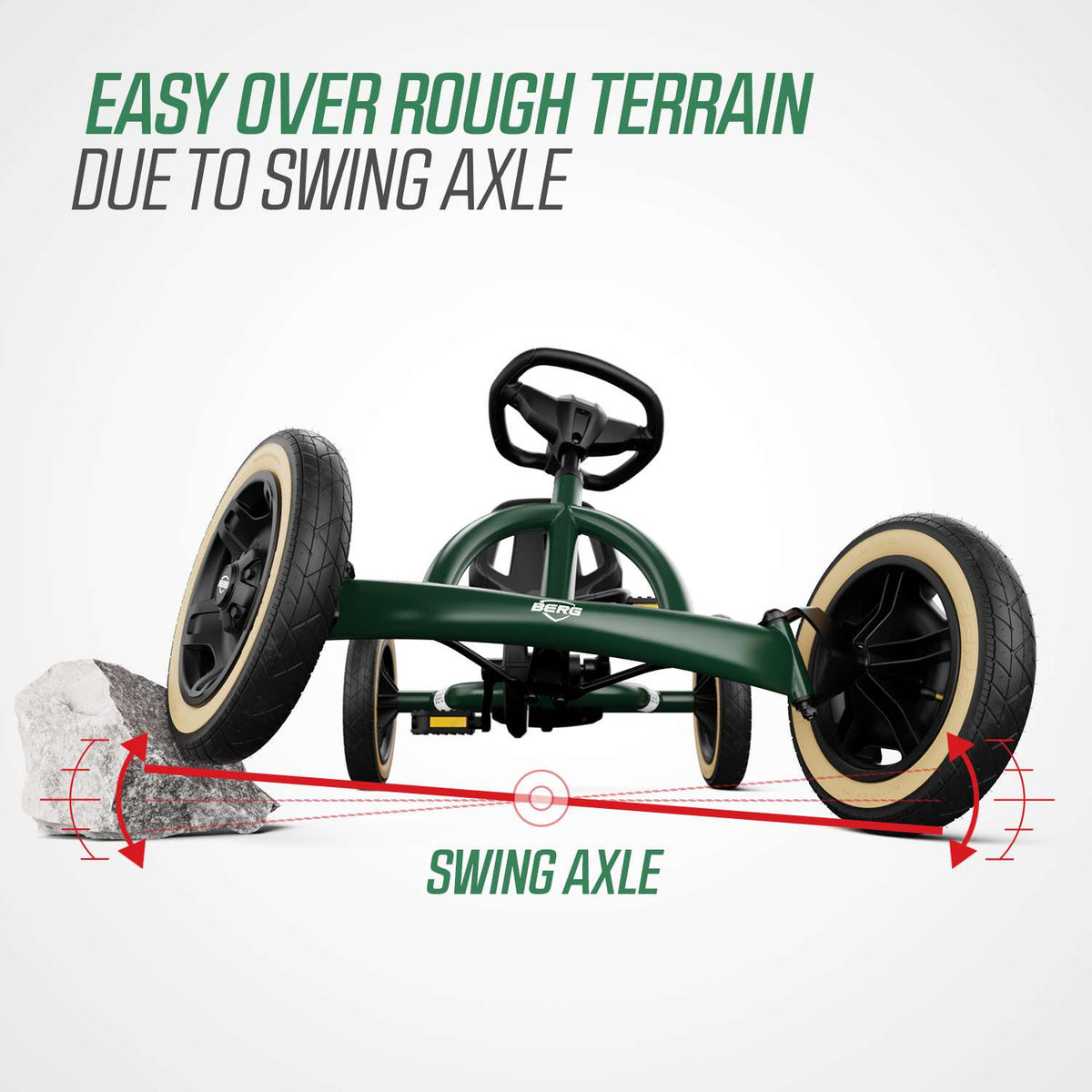 BERG Buddy Retro Green Gokart