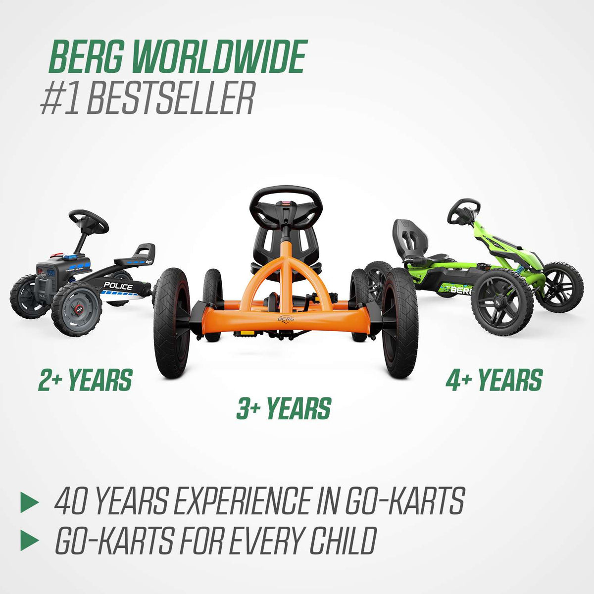 BERG Buddy Retro Green Gokart