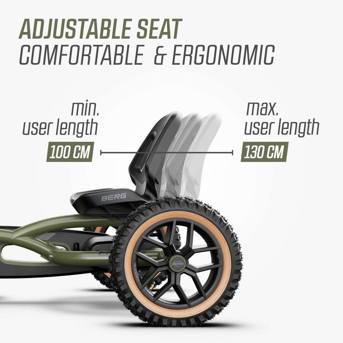 BERG Buddy Trail Green Gokart