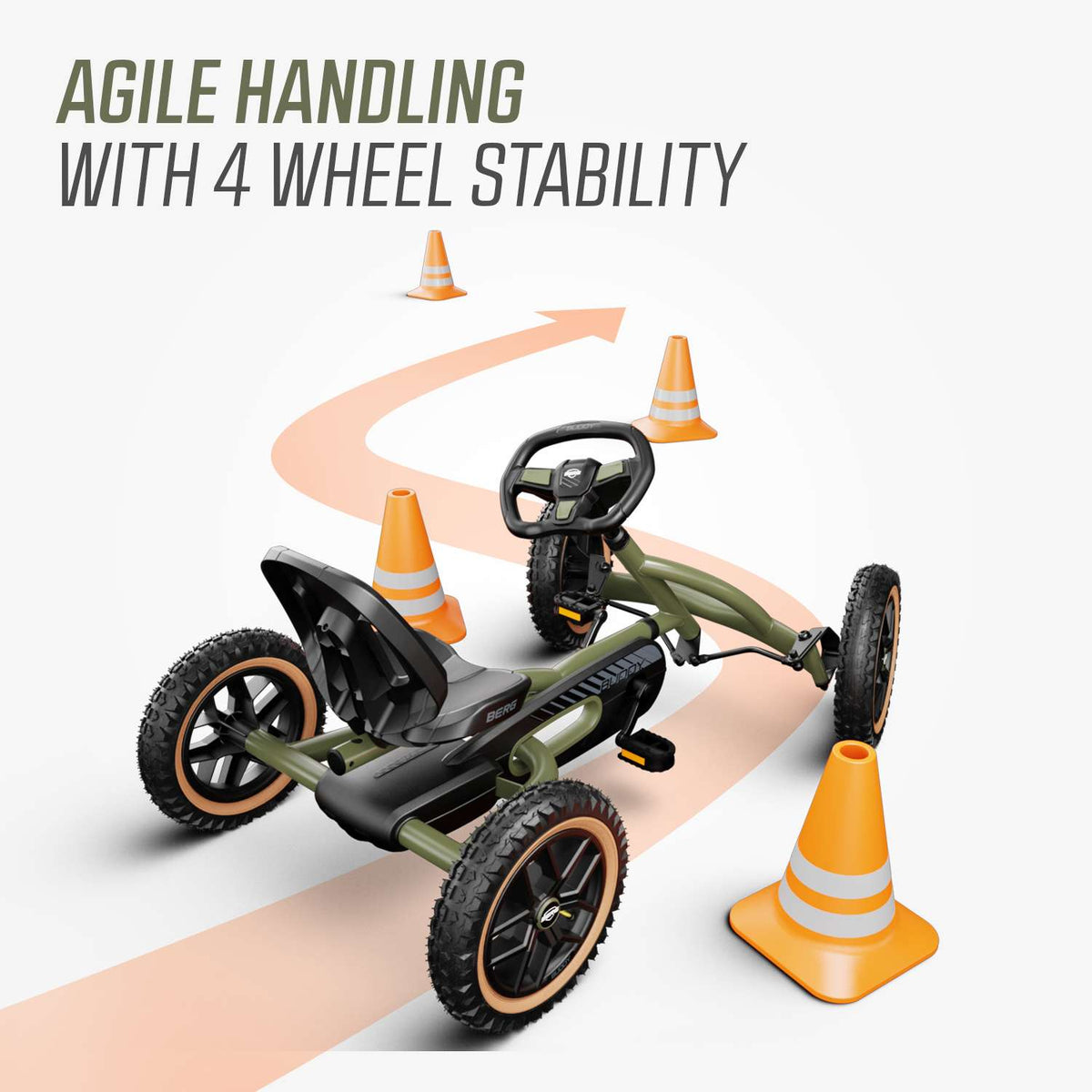 BERG Buddy Trail Green Gokart