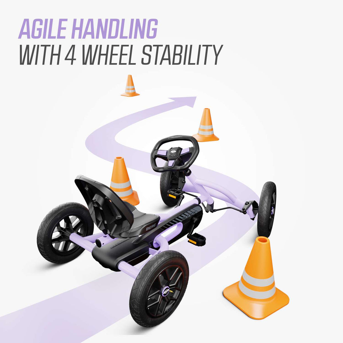BERG Buddy Purple Gokart