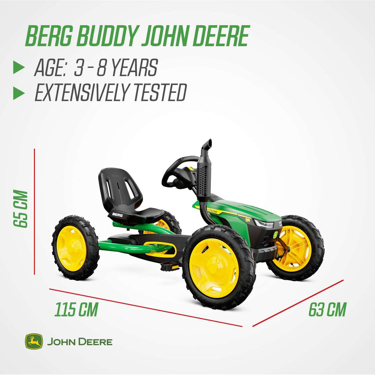 BERG Buddy John Deere Gokart
