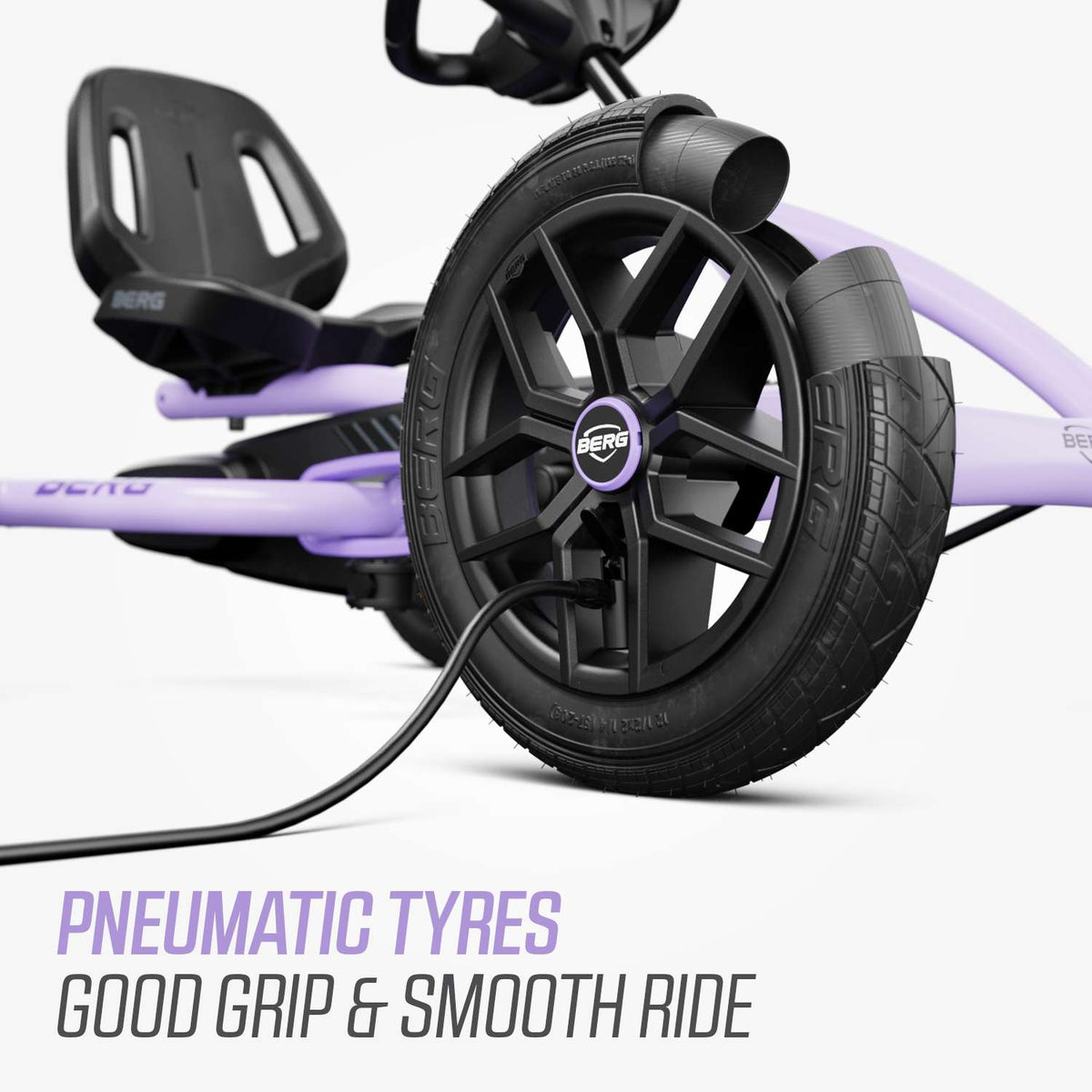 BERG Buddy Purple + Handbrake Gokart