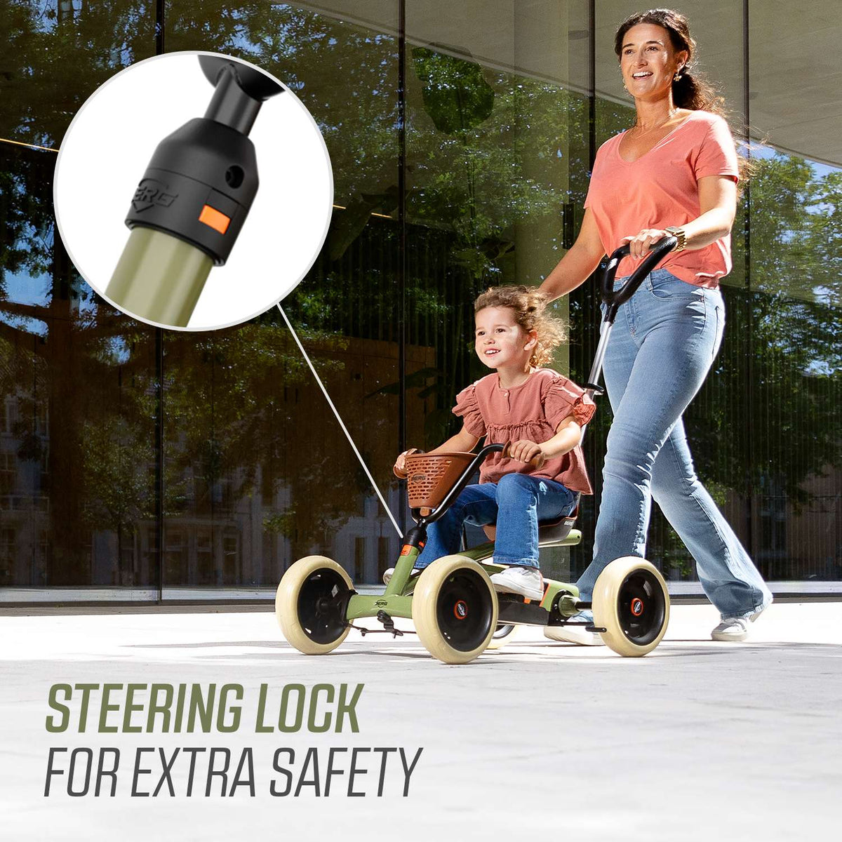 BERG Buzzy Retro 2-in-1 Green Gokart