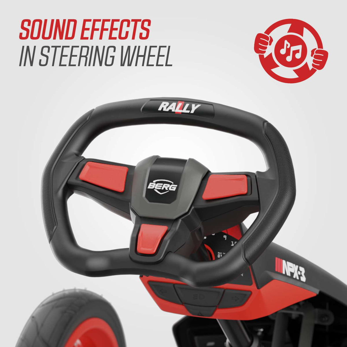 BERG Rally APX Red 3 Gears Gokart