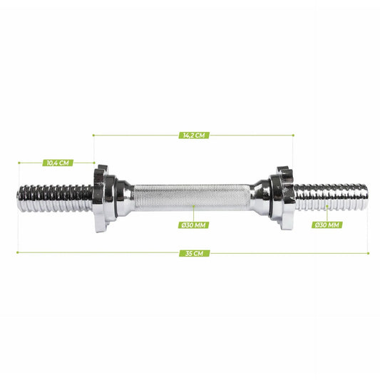VirtuFit Dumbbell bar - Spin Collars - 35 cm 30 mm