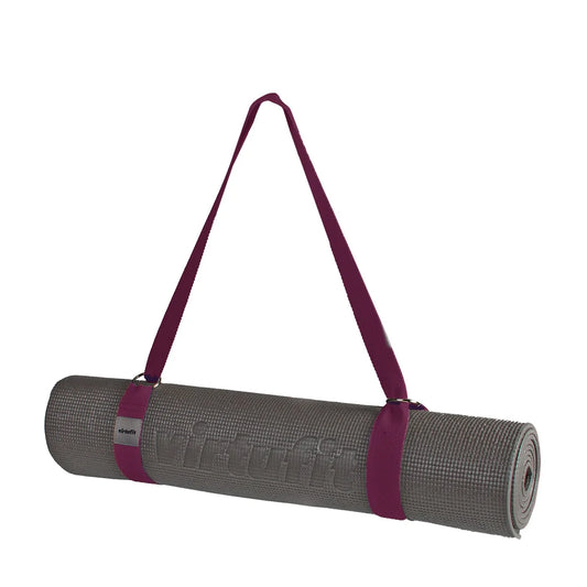 VirtuFit Premium Yogamåtte Bærerem - Mulberry