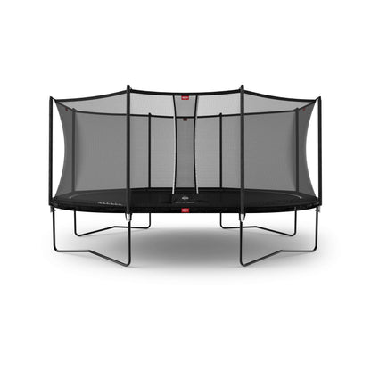 BERG Grand Favorit Regular 520 Sort Trampolin + Safety Net Comfort