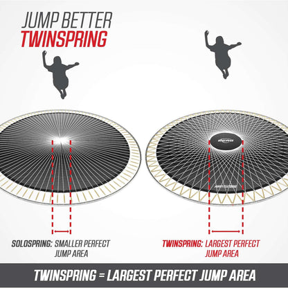 BERG SPORTS Grand Champion InGround 350 Grå Trampolin