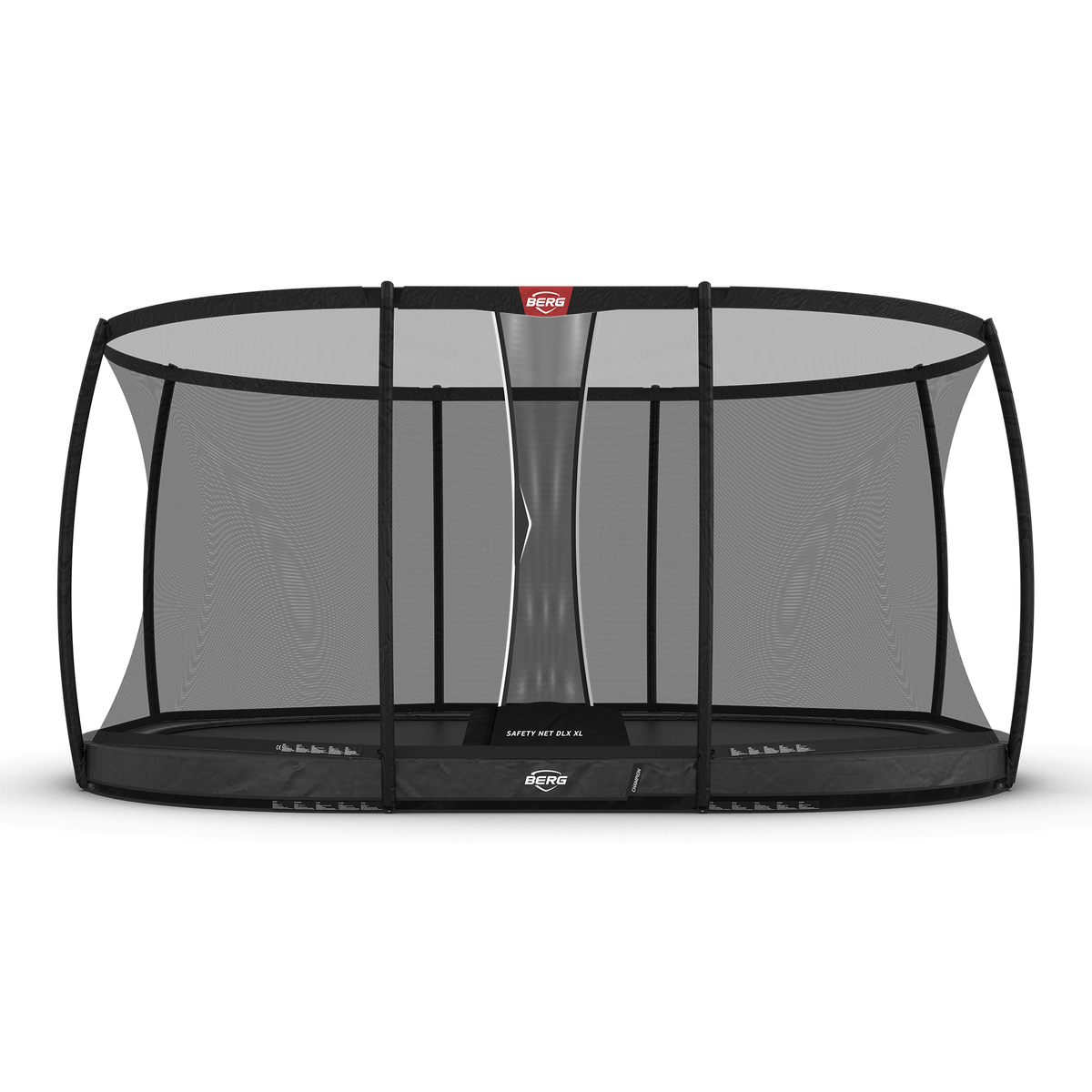 BERG Grand Champion InGround 520 Grå Trampolin + Safety Net DLX XL