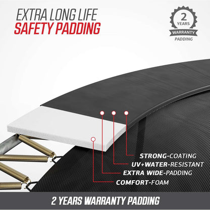 BERG Ultim Elite Regular 500 Grå Trampolin + Safety Net DLX XL