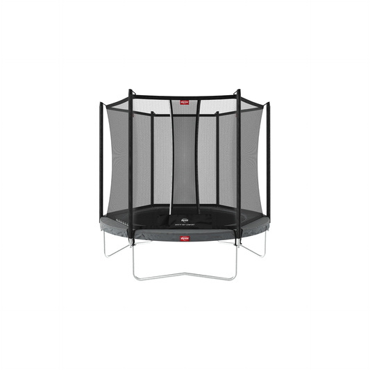 BERG Favorit Regular 270 Grå Trampolin + Safety Net Comfort