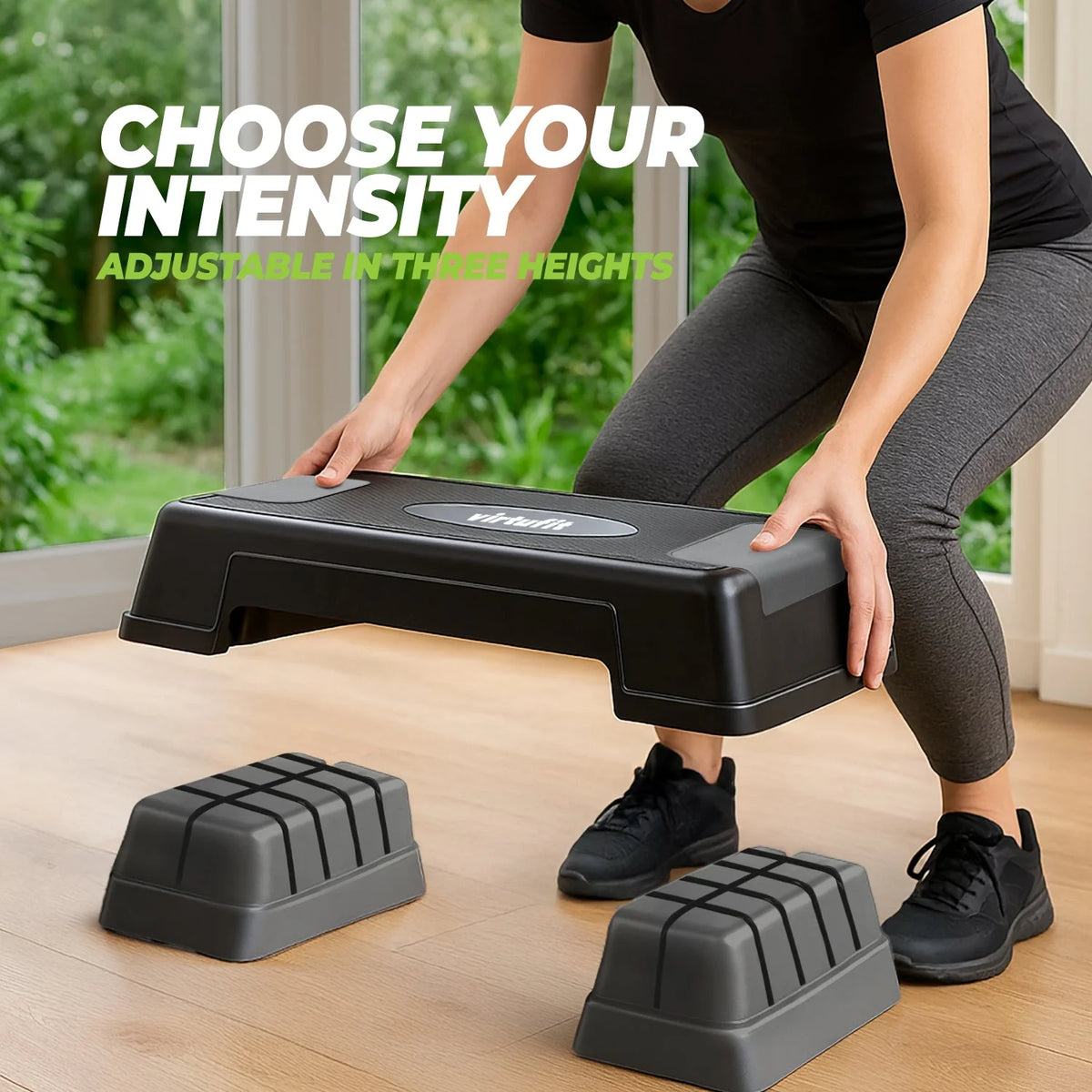 VirtuFit Justerbar Aerobic Step