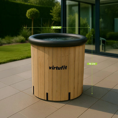 VirtuFit Isbad XXL - 375 liter (Wood Look)