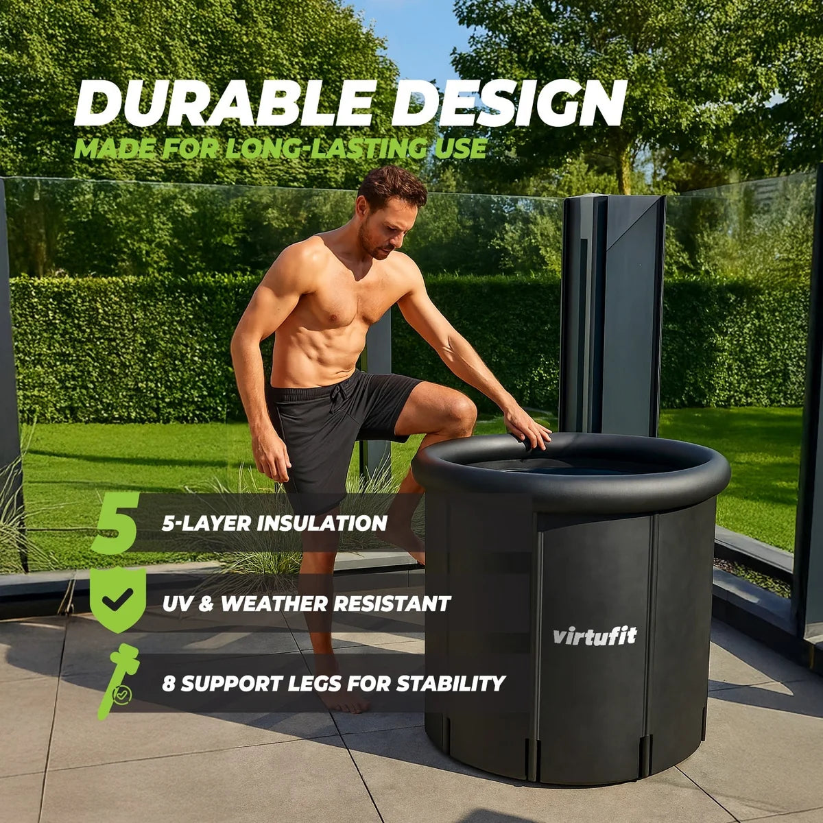 VirtuFit Isbad XXL - 375 liter
