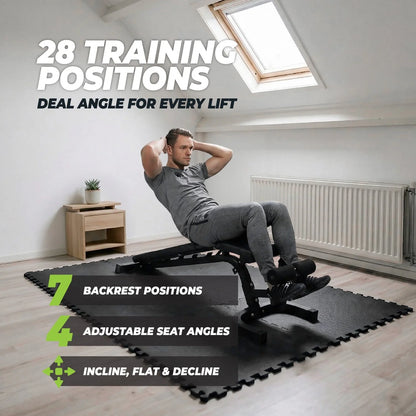 VirtuFit Justerbar Træningsbænk Pro
