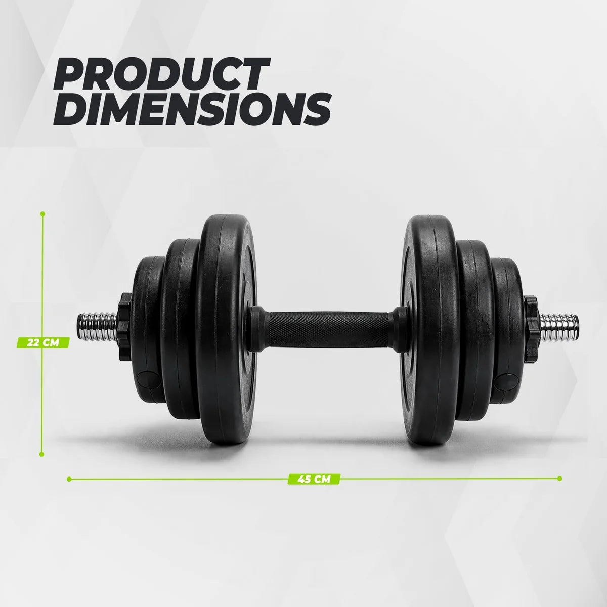 VirtuFit Vinyl Håndvægtsæt 28 kg