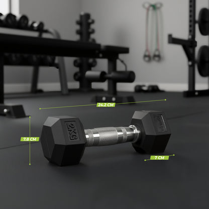 VirtuFit Hex Håndvægt 2 kg