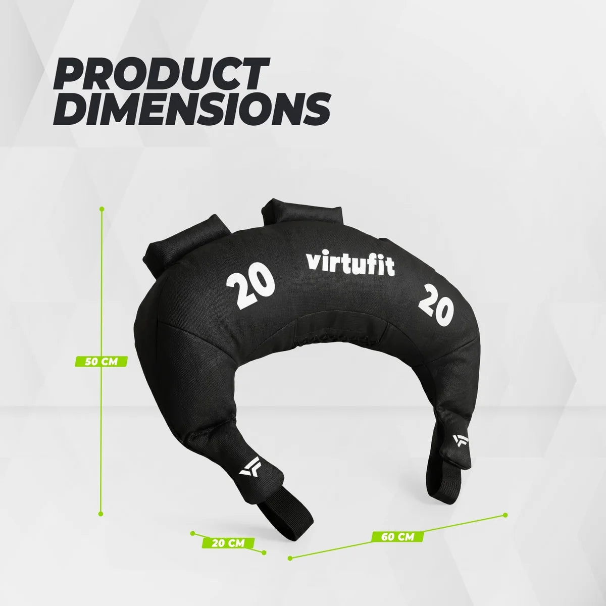VirtuFit Bulgarian Bag - Fitness bag - 20 kg