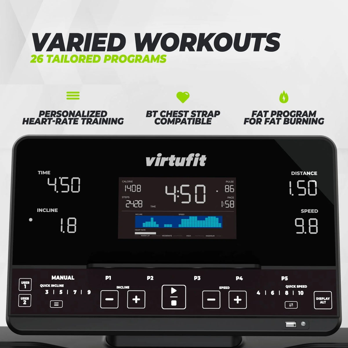 VirtuFit TR500i Løbebånd