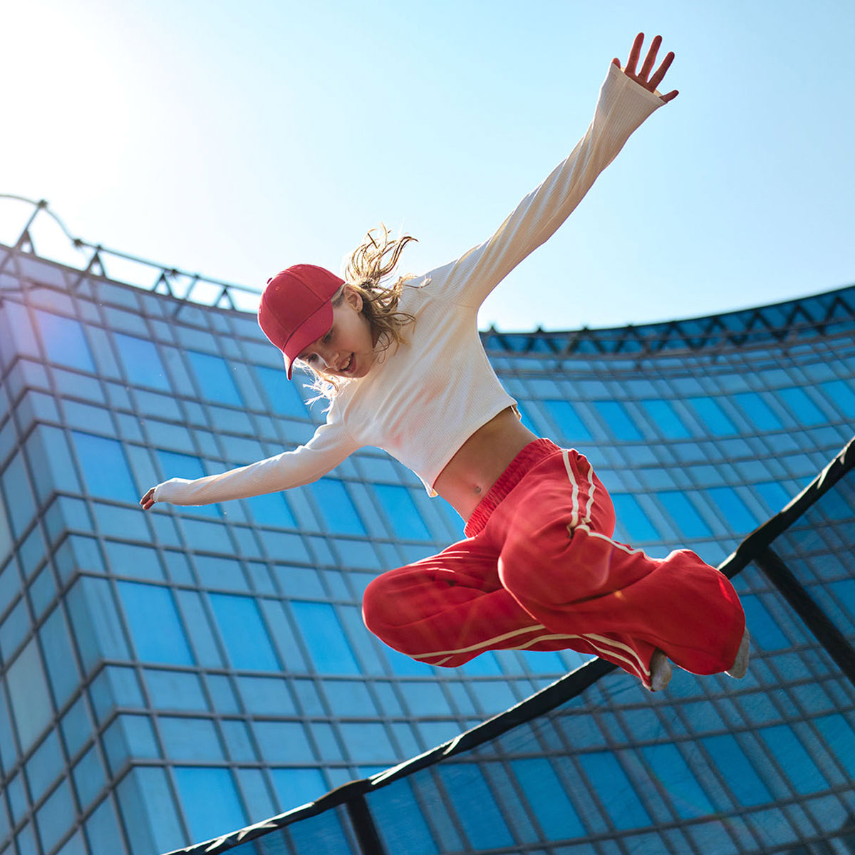 BERG Grand Champion Regular 520 Grå Trampolin + Safety Net DLX XL