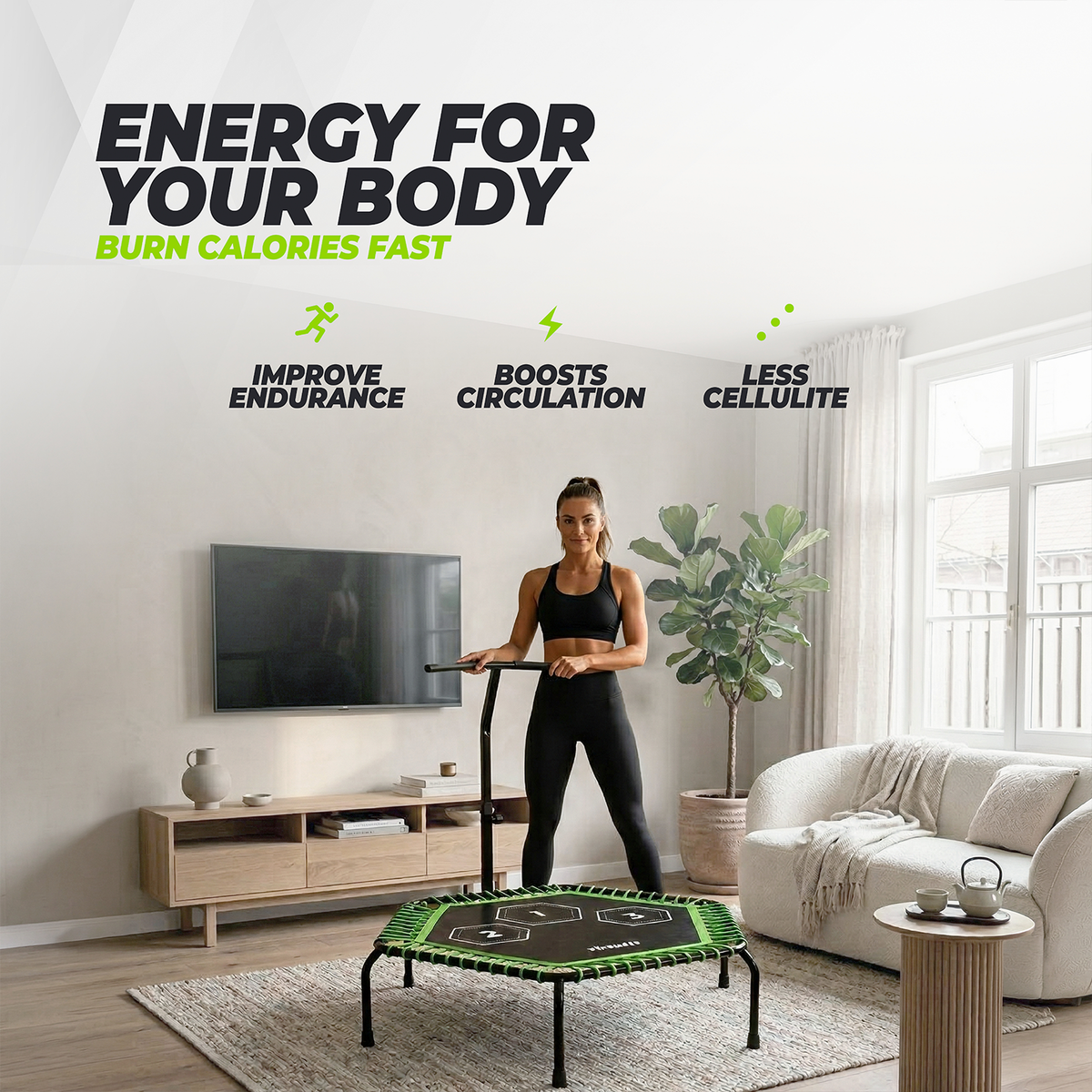 VirtuFit Fitness Trampoline Pro
