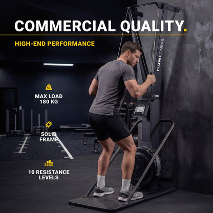 Flow Fitness Perform Pro Ski Trainer med gulvstander