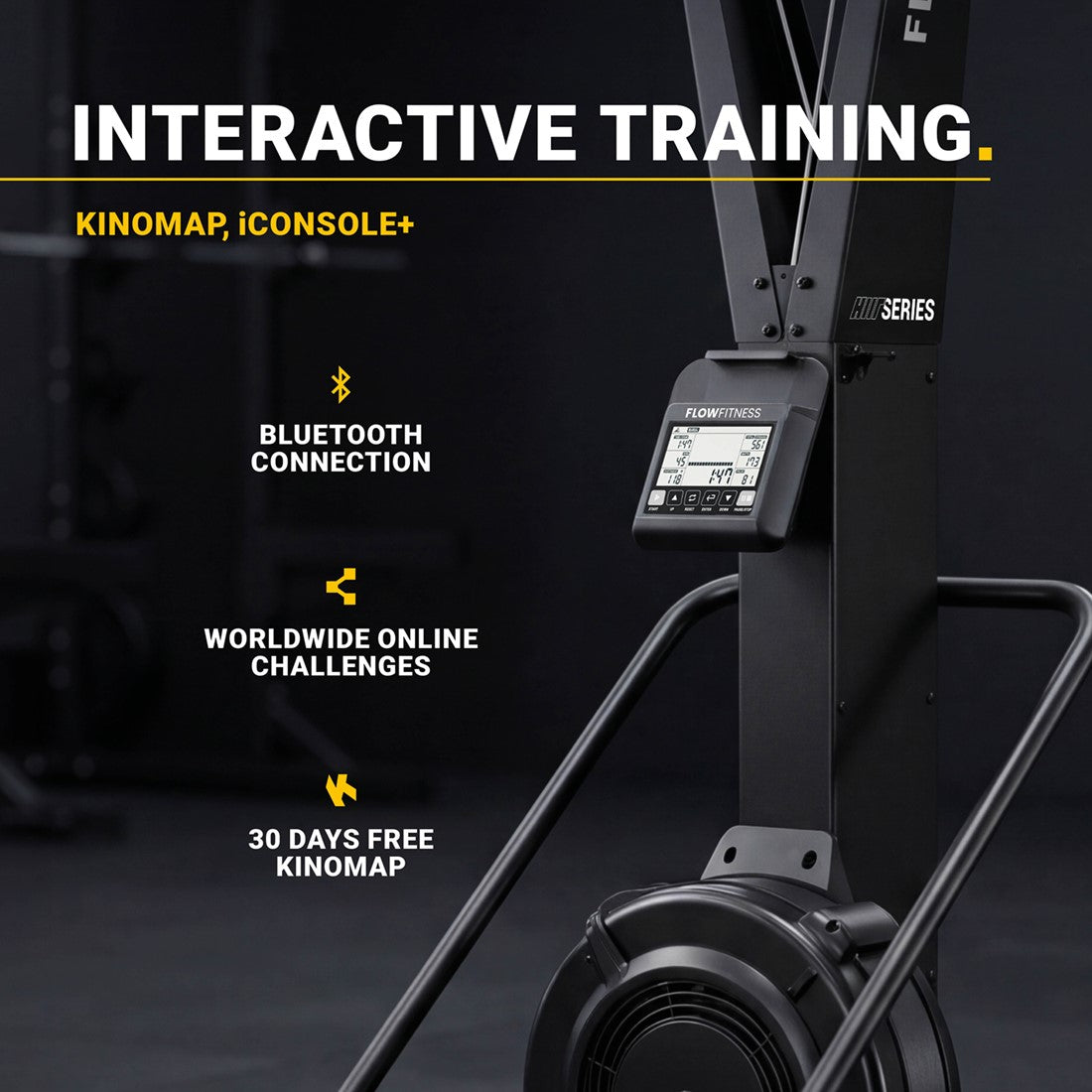 Flow Fitness Perform Pro Ski Trainer med gulvstander