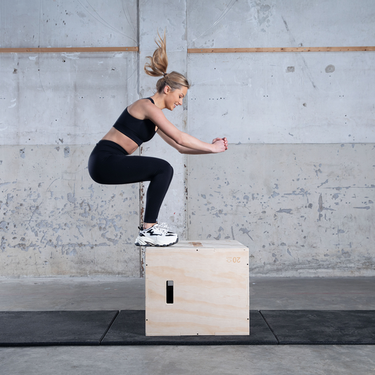VirtuFit Træ Plyo Box 40x45x50