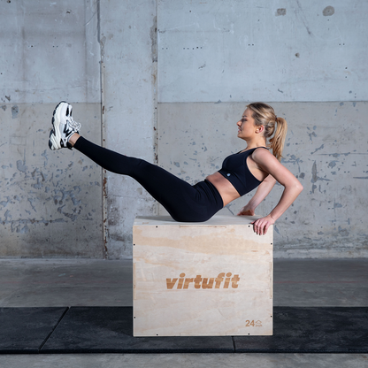 VirtuFit Træ Plyo Box 40x45x50