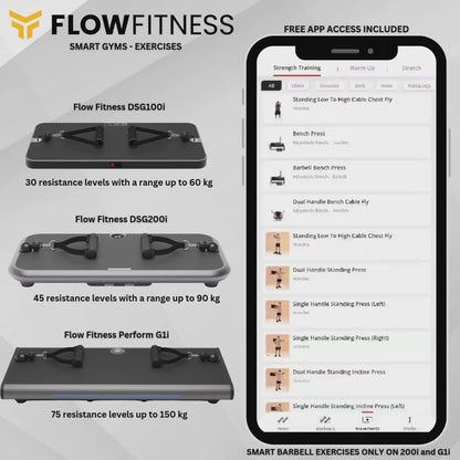 Flow Fitness G1i - Smart Home Gym