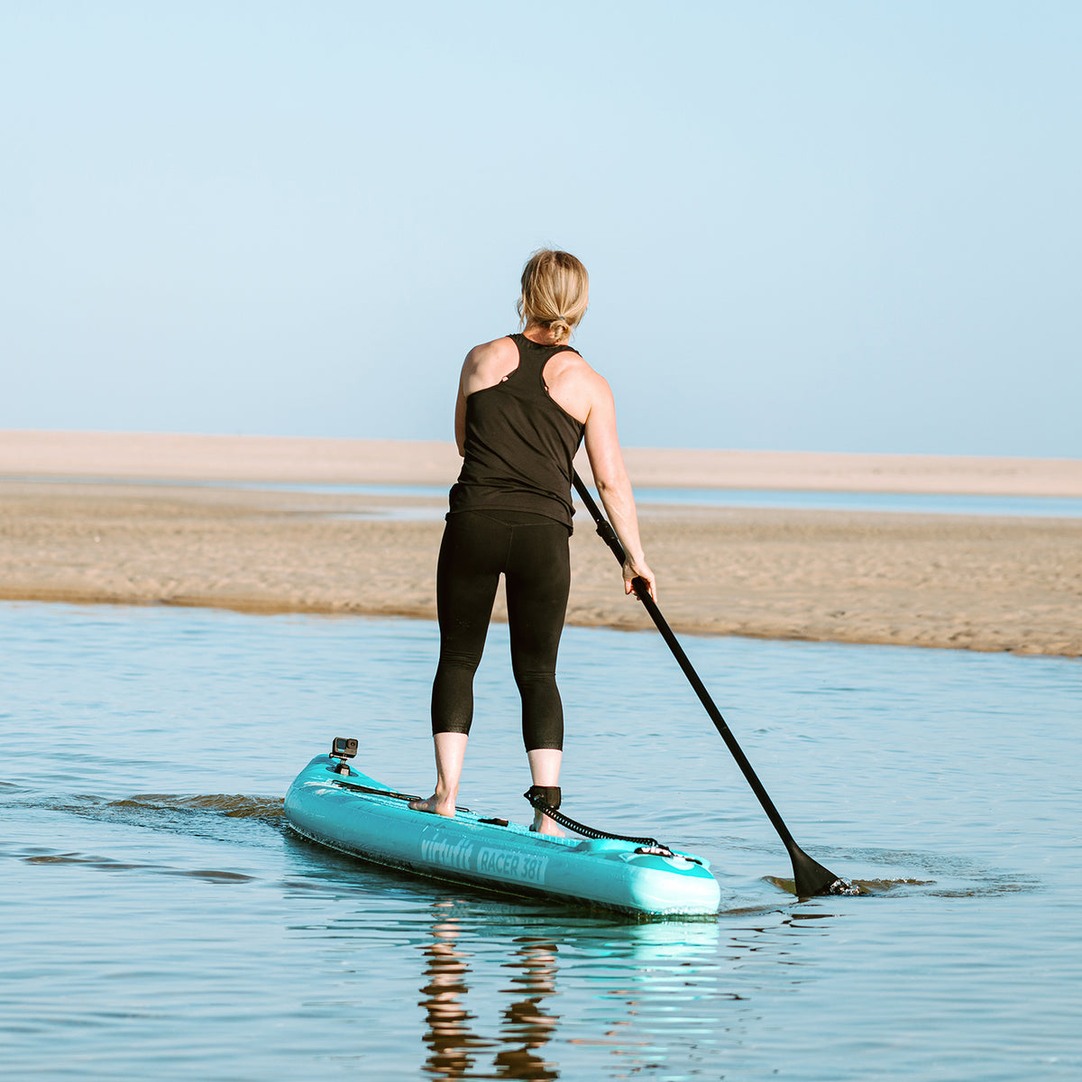 Virtufit SUP Board Racer 381 - Sand Beige