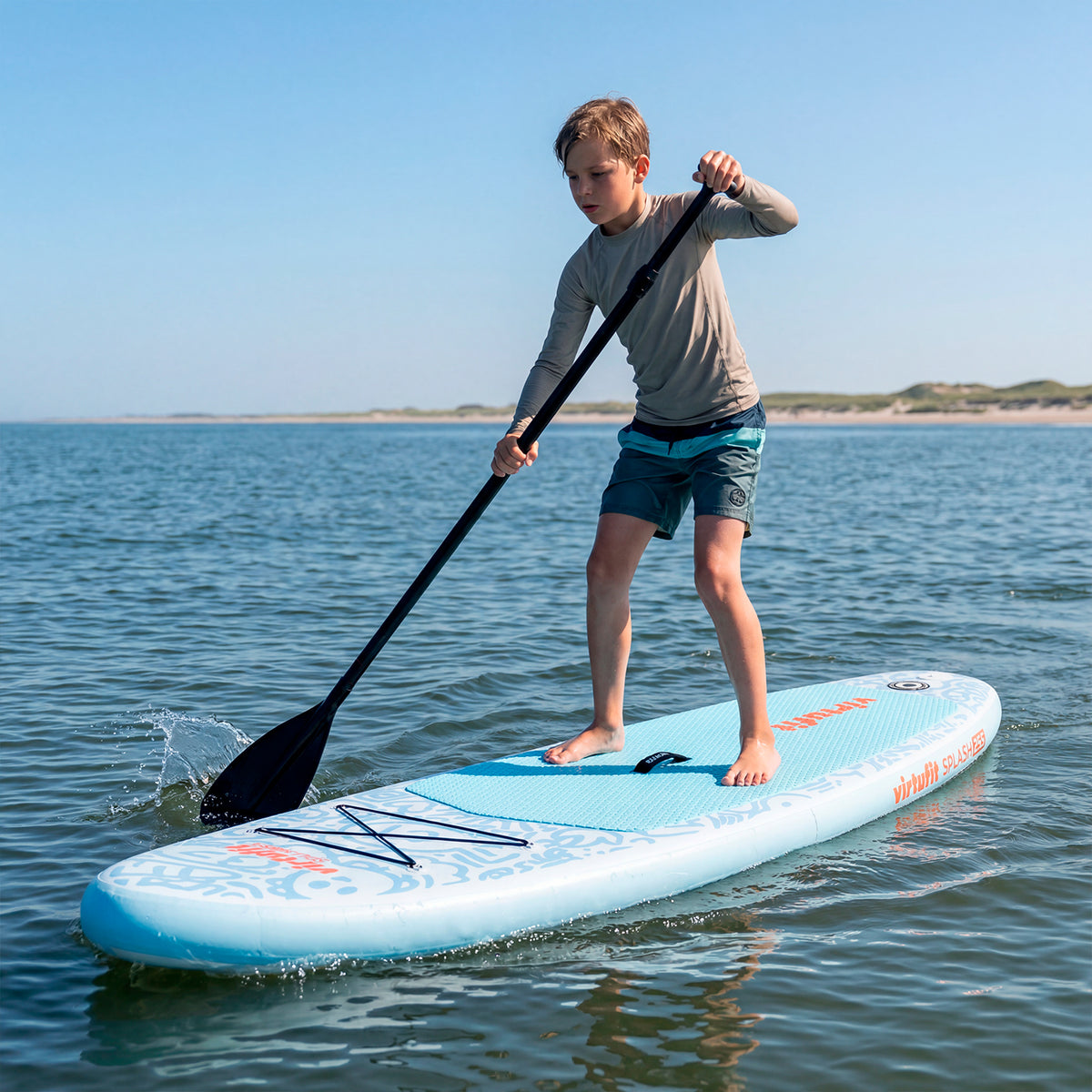 VirtuFit SUP Board Splash 255 - Doodle Blue