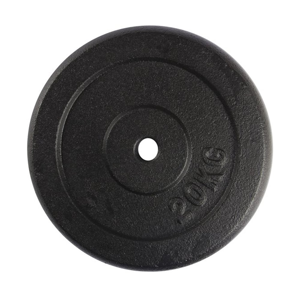 VirtuFit Støbejernsvægtskive 20 kg 30 mm
