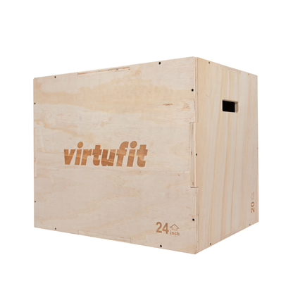 VirtuFit Træ Plyo Box 50x60x75