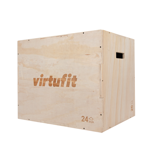 VirtuFit Træ Plyo Box 50x60x75