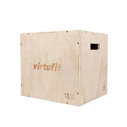 VirtuFit Træ Plyo Box 40x45x50