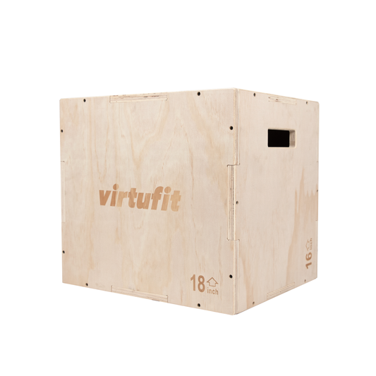 VirtuFit Træ Plyo Box 40x45x50