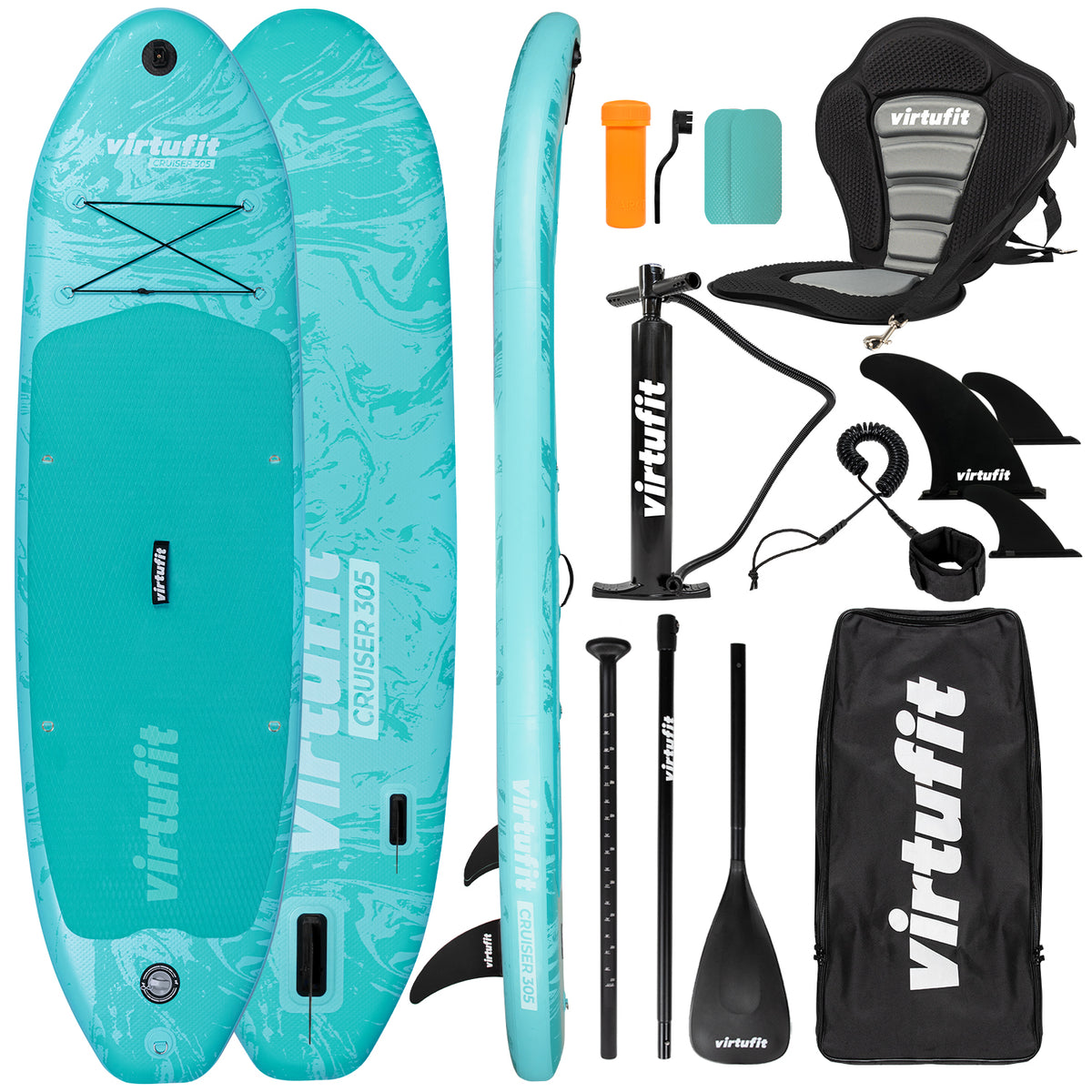 VirtuFit SUP Board Cruiser 305 - Turquoise